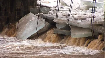 Tající sníh na Liberecku