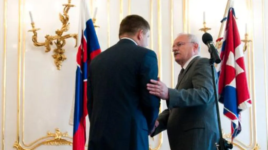 Robert Fico a Ivan Gašparovič