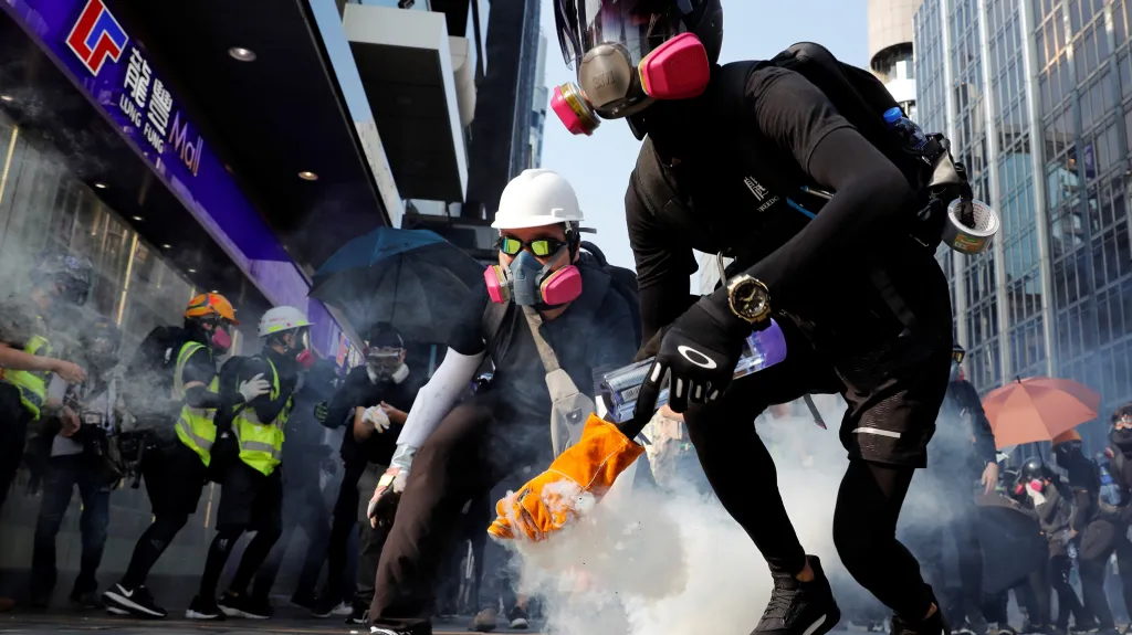 Další z hongkongských protestů