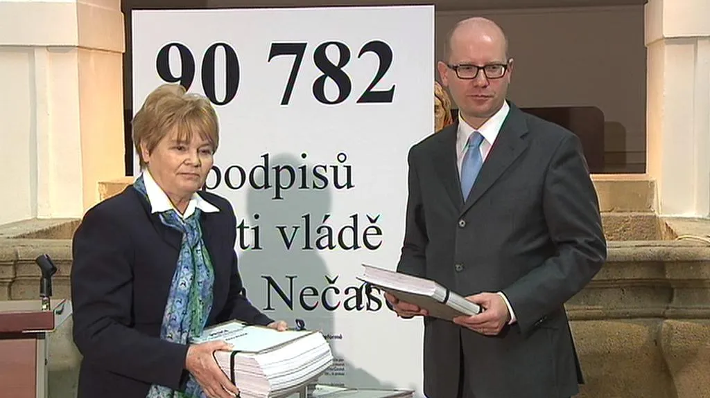 Hana Orgoníková a Bohuslav Sobotka