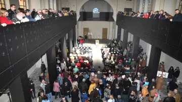 Zrekonstruovaná synagoga v Žatci