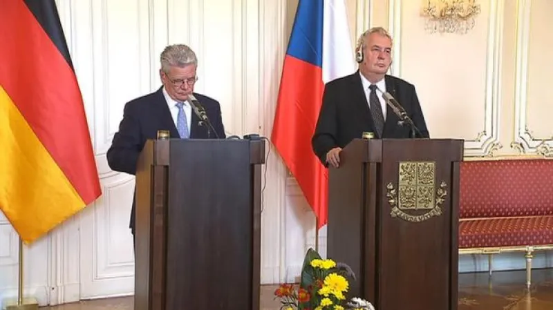 Prezidenti ČR a Německa si proevropsky notovali