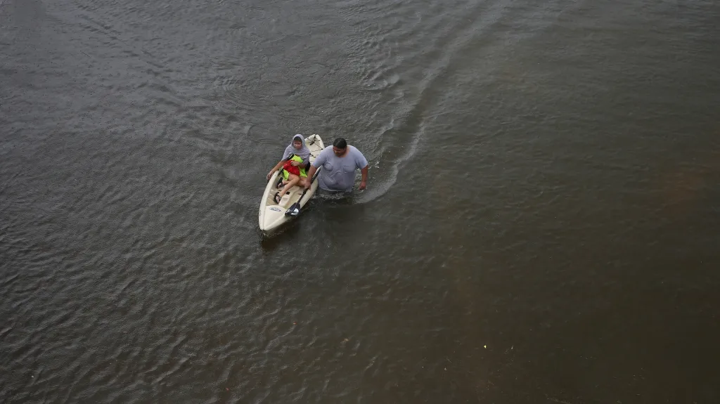 Harvey přinesl do Texasu ničivé povodně