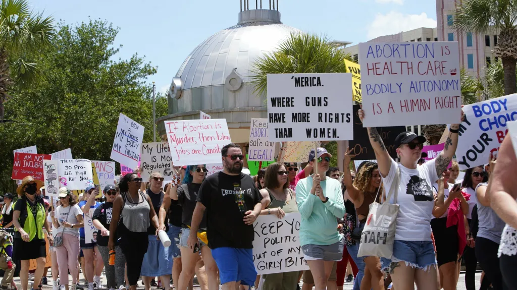 Protesty v USA za právo na potrat