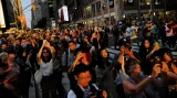 Lidé si fotí úkaz zvaný ManhattanHenge