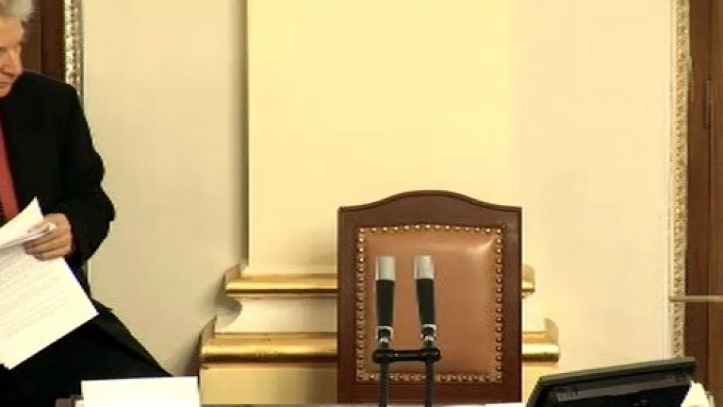 Prázdné místo předsedy sněmovny