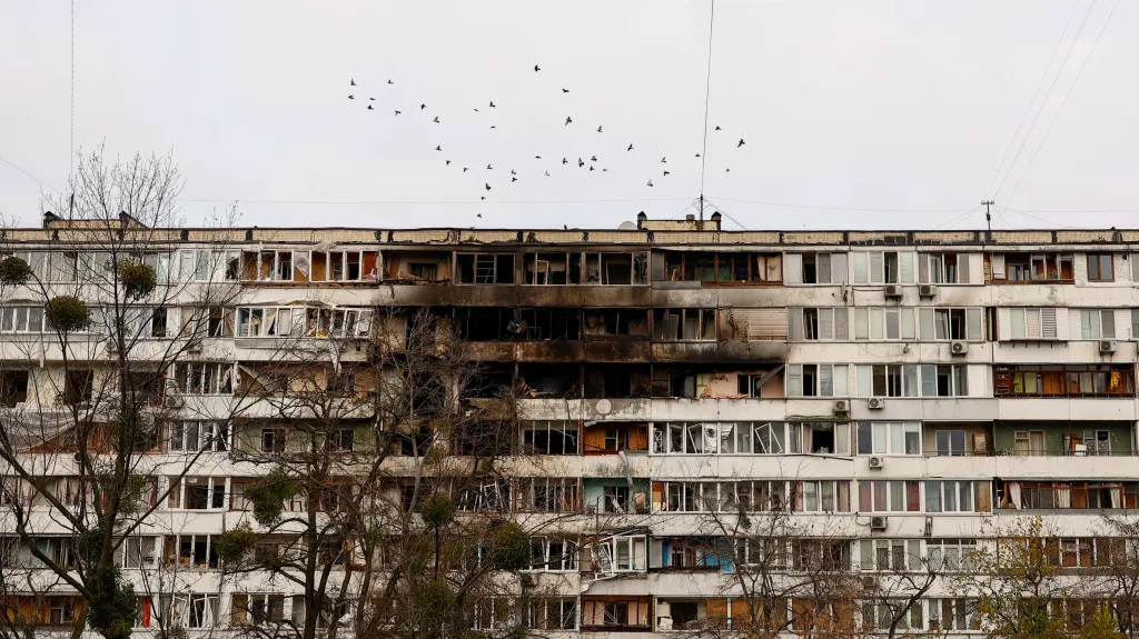 Dopady ruských útoků na Kyjev (25. listopadu 2025)