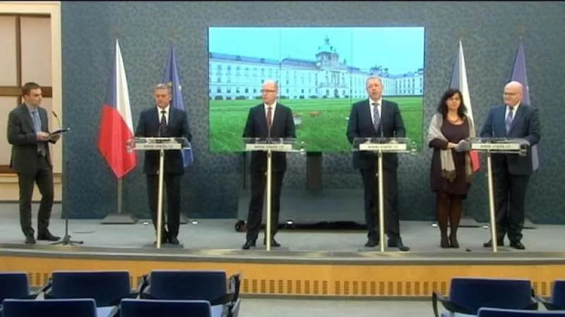 Brífink po jednání vlády