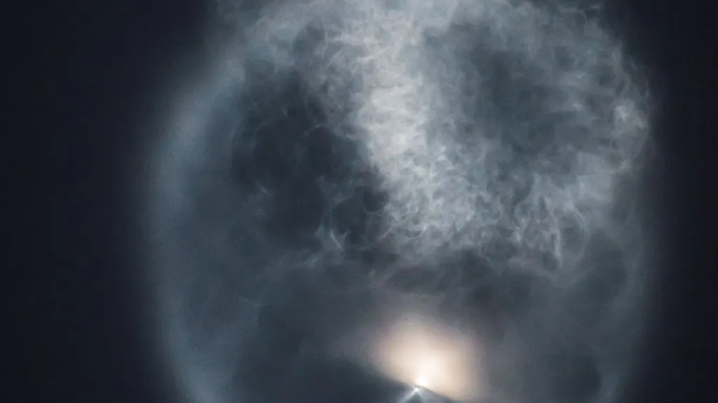 Start rakety Falcon 22. února