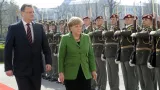 Petr Nečas a Angela Merkelová