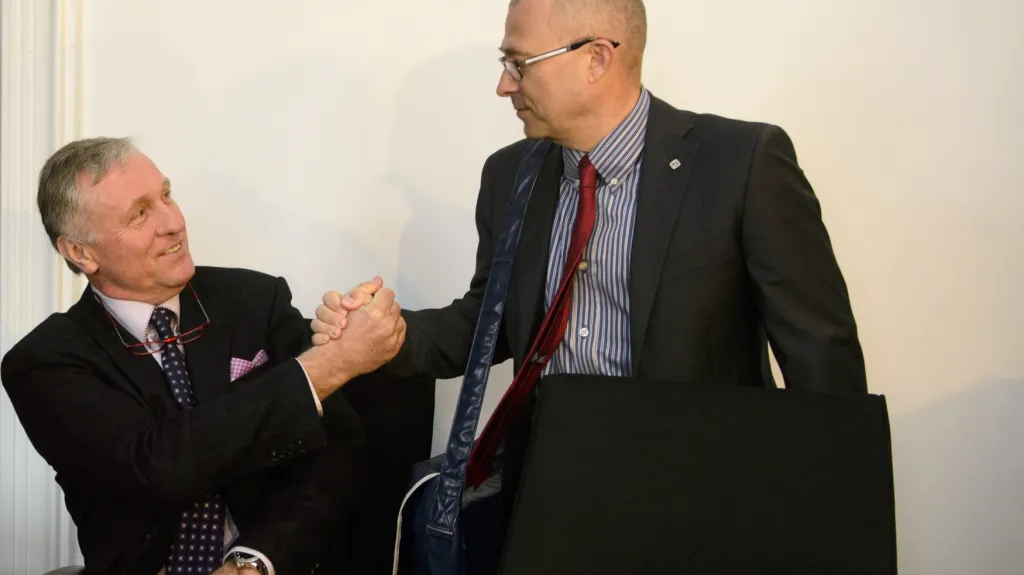 Mirek Topolánek a Martin Barták