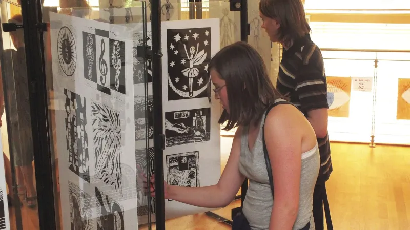 Z výstavy ZUŠ Boskovice