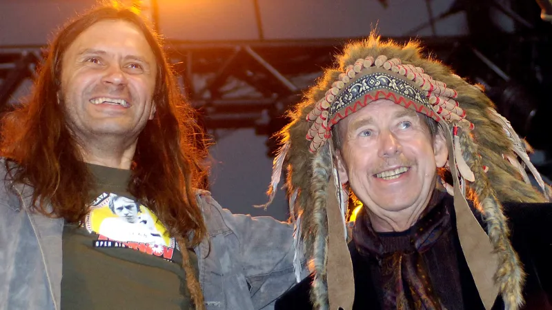 Martin Věchet a Václav Havel, 2007