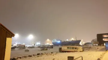 Bouře na Islandu / Reykjavík