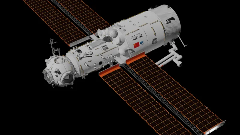 Vizualizace modulu Tchien-Che