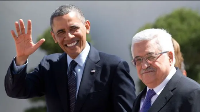 Během Obamovy návštěvy v Ramalláhu zněly obvyklé fráze