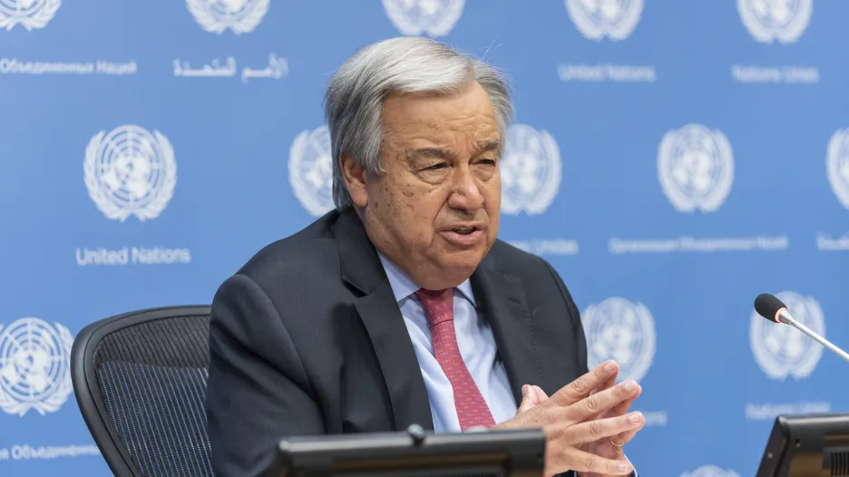 Generální tajemník OSN António Guterres