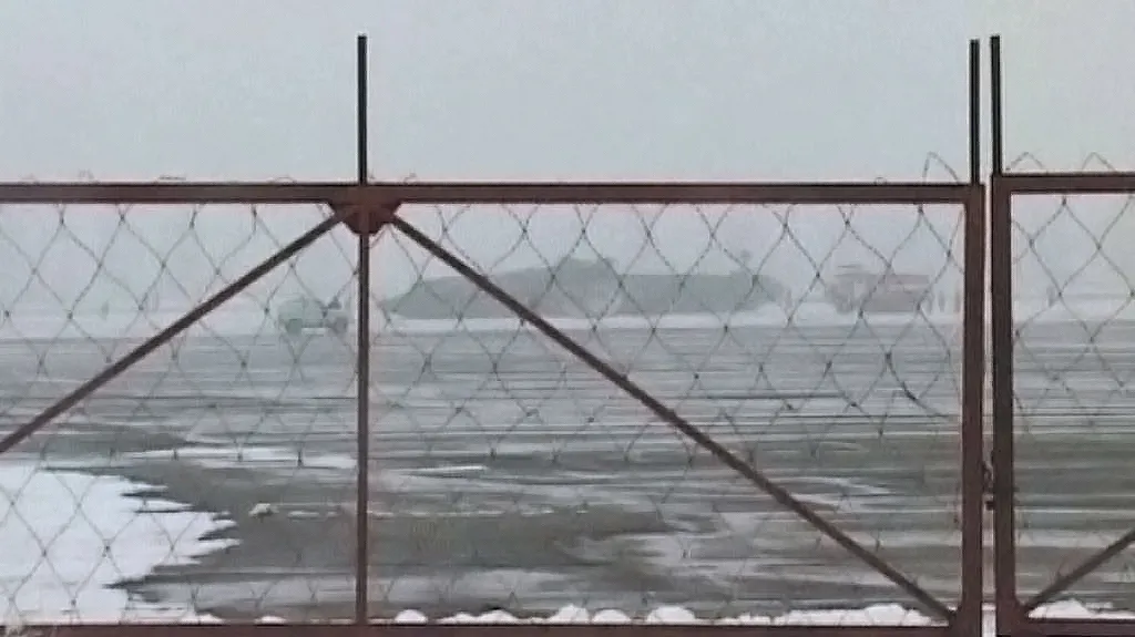 Havarované letadlo v Kyrgyzstánu