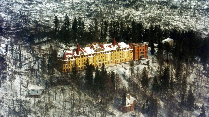 Následky vichřice v Tatrách