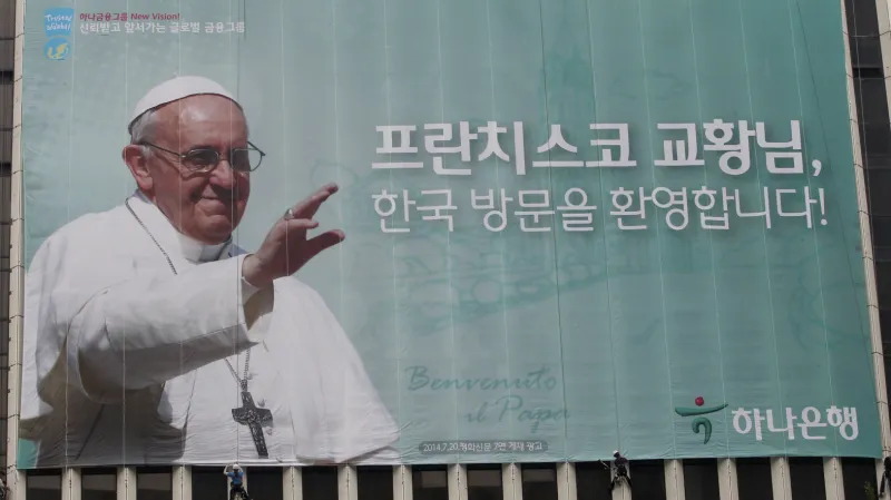 Jižní Korea se připravuje na příjezd papeže Františka