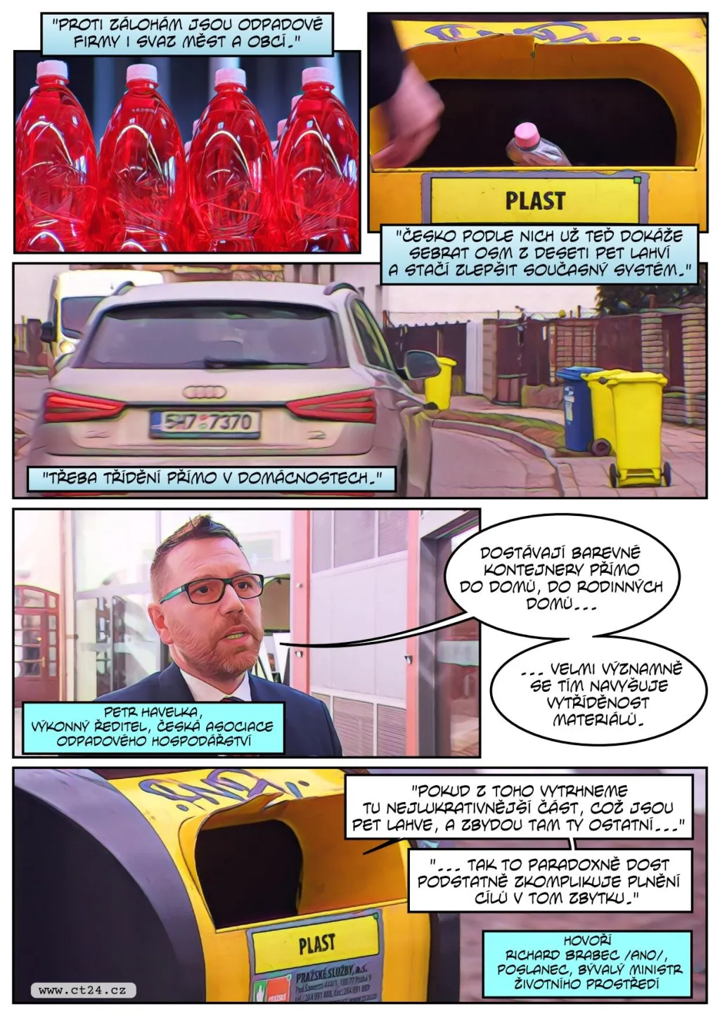 Výrobci nápojů chtějí po státu zálohované PET lahve