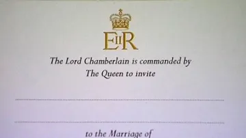 Pozvánka na královskou svatbu