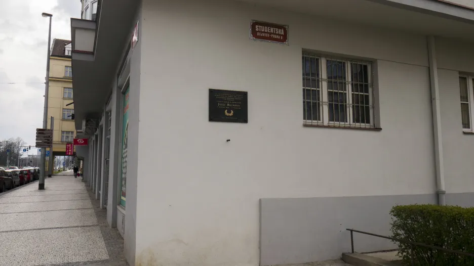 Místo zatčení Josefa Balabána gestapem v pražských Dejvicích