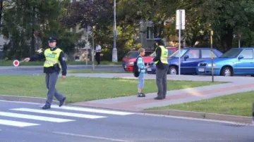 Policie na přechodech
