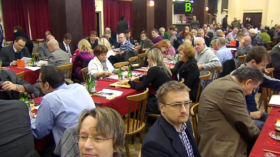 Delegáti pražské konference ČSSD