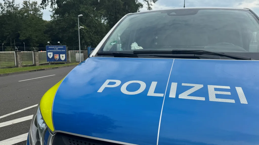 Vozidlo německé spolkové policie, archivní snímek