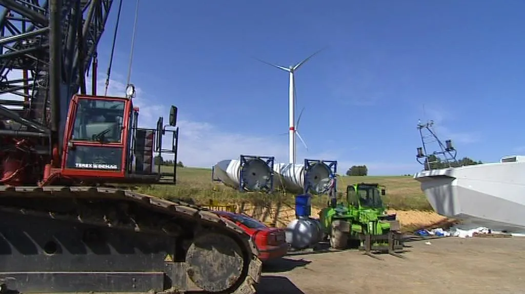 Výstavba větrníků