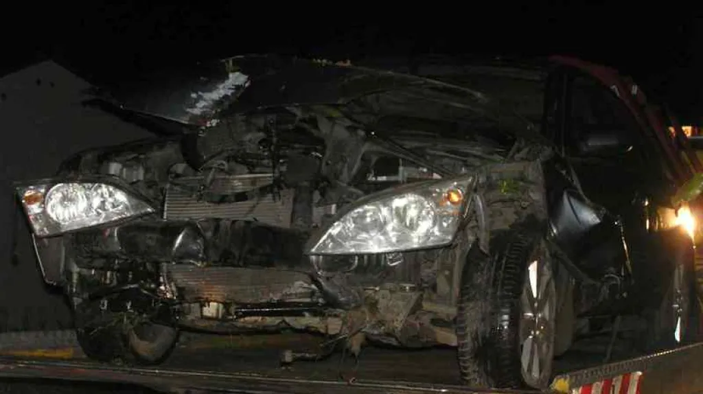 Auto po nehodě
