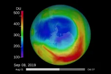 Ozonová díra je nejmenší v dějinách měření. Lidská zásluha to ale není, říká NASA