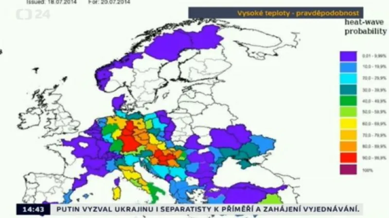 Meteoroložka ČT: V sobotu přijdou tropy