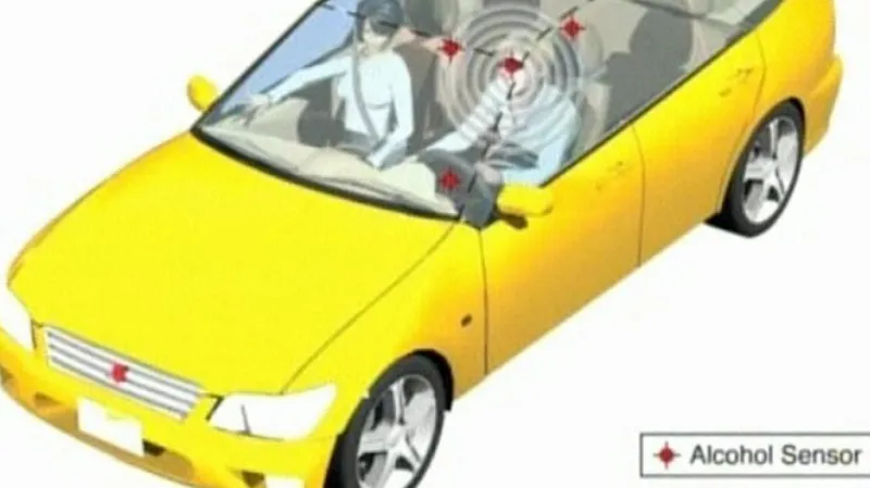 Auto opilému řidiči nenastartuje