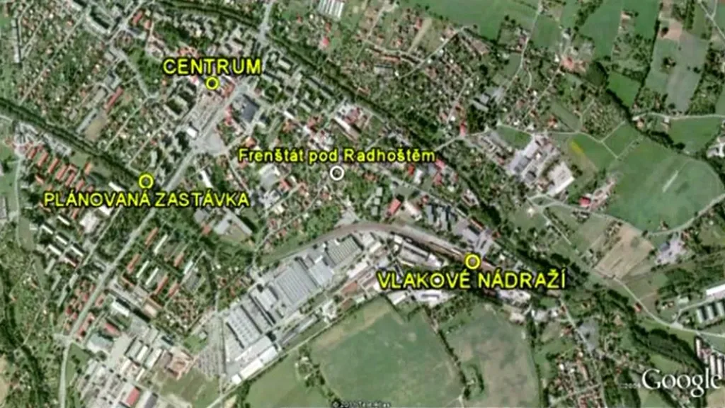 V centru Frenštátu vyroste nová vlaková zastávka