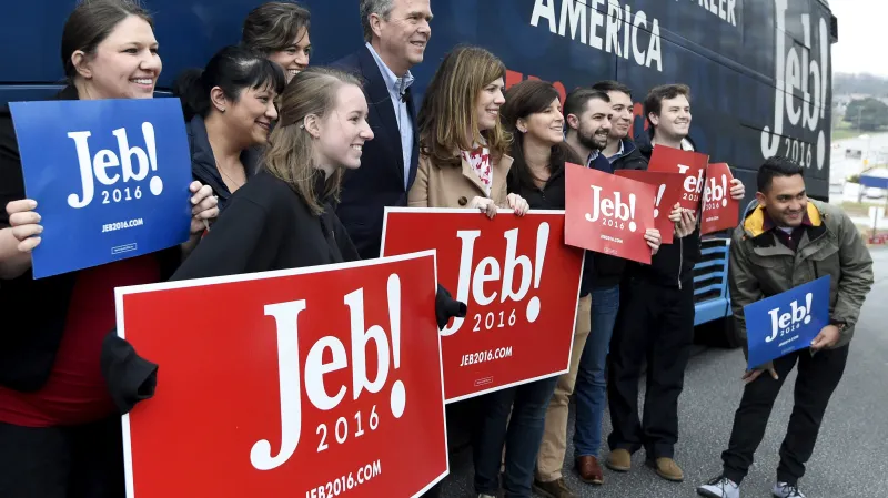 Příznivci Jeba Bushe