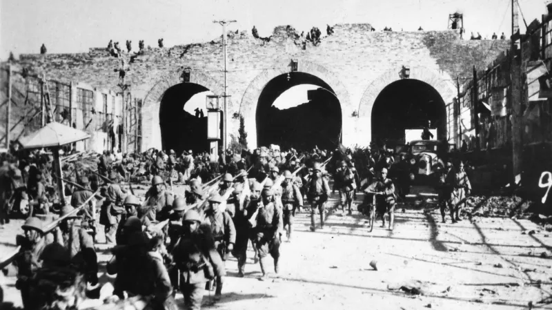 Japonská armáda v Nankingu