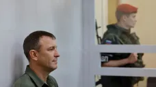Generál Ivan Popov před soudem v Moskvě