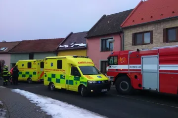 Výbuch plynu v Tlumačově vážně zranil dva lidi