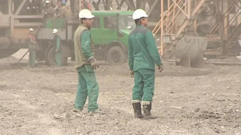 Pracovníci Severočeských dolů