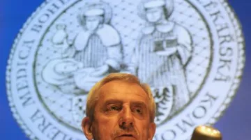 Ministr zdravotnictví Leoš Heger na sjezdu ČLK