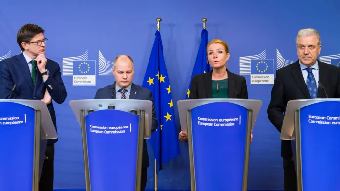 Ministři Německa, Dánska a Švédska jednali s eurokomisařem pro vnitro