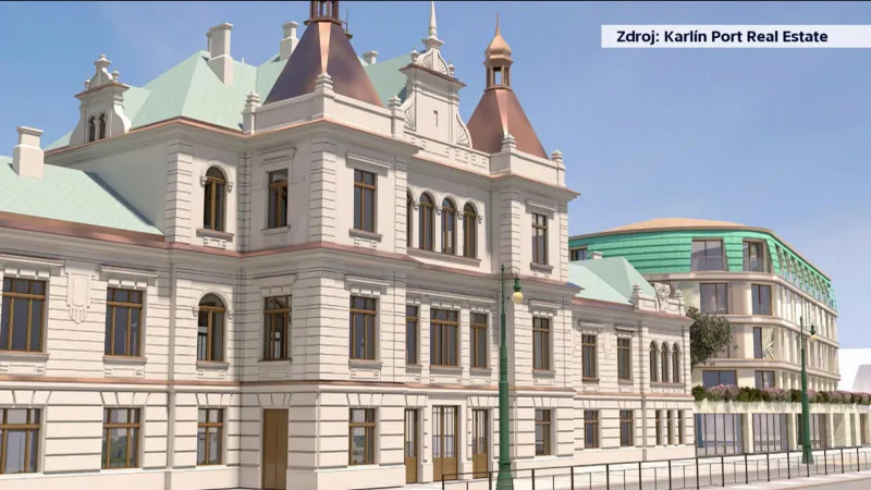 Vizualizace přestavby nádraží Vyšehrad