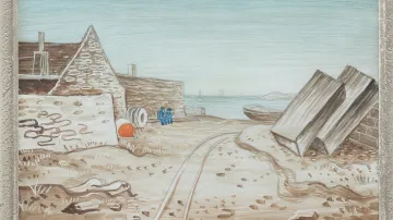 Jan Zrzavý, Zákoutí na Île de Sein, 1936 (z expozice na zámku v Telči)