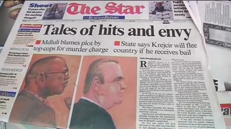 Krejčíř zatčen v JAR