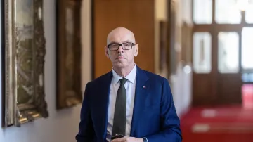 Ministr kultury Oto Klempíř (za Motoristy)