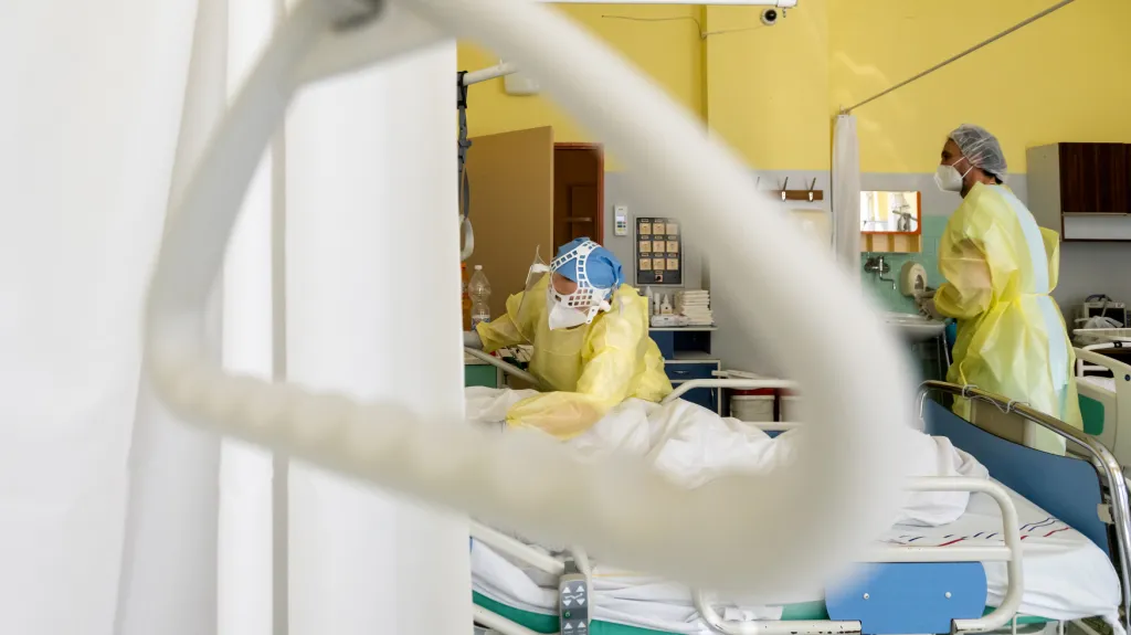 Covidové oddělení v Oblastní nemocnici Náchod