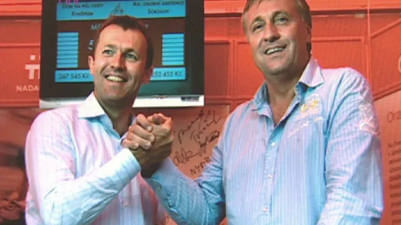 Martin Roman a Mirek Topolánek