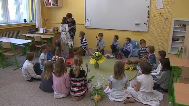 Rozdávání vysvědčení v Montessori třídě